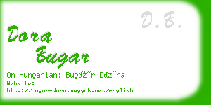 dora bugar business card